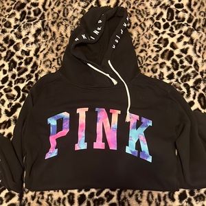 VICTORIA SECRET PINK MULTICOLOR SWEATSHIRT!